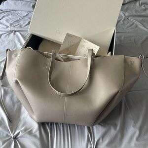 Used Polene Cyme Bag in Taupe with insert and pouch! Full set!